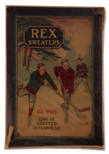 Early-1900s Box for Rex Sweaters