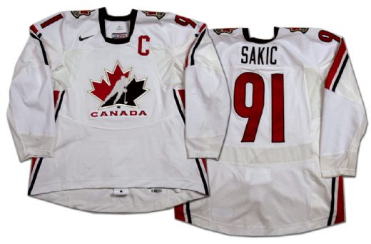 Joe Sakic 2006 Olympics Team Canada Game Worn Jersey