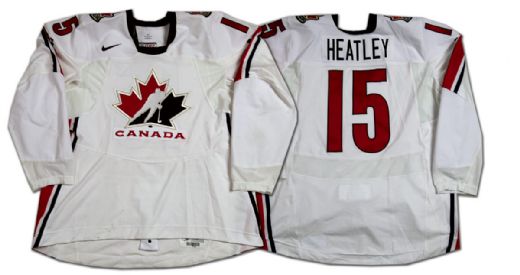 Dany Heatley 2006 Olympics Team Canada Game Worn Jersey