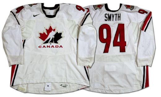 Ryan Smyth 2006 Olympics Team Canada Game Worn Jersey