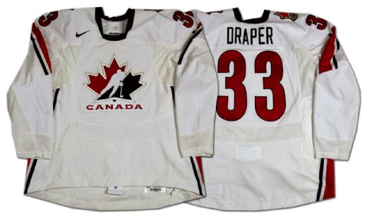 Kris Draper 2006 Olympics Team Canada Game Worn Jersey