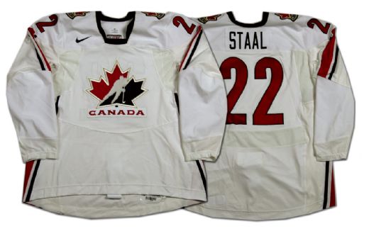 Eric Staal 2006 Olympics Team Canada Game Ready Jersey