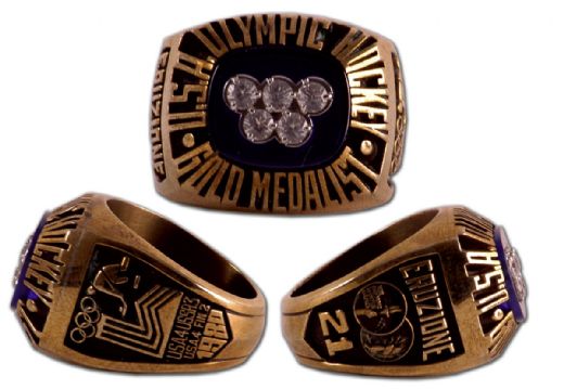 Mike Eruzione 1980 Olympic Gold Medal Championship Ring