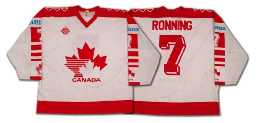 Cliff Ronning’s Circa 1986 Team Canada Game Worn Jersey