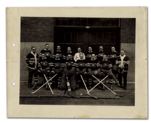 1929-30 Montreal Canadiens Team Photo