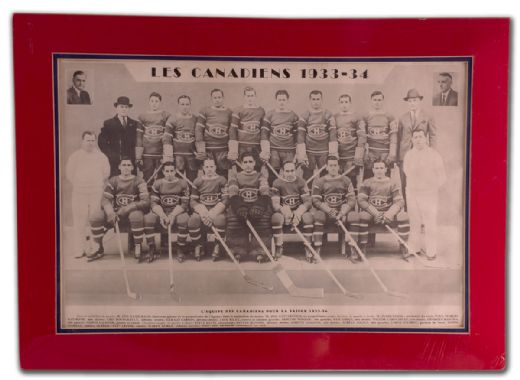 1930s & ‘40s Montreal Canadiens Team Photo Collection of 3