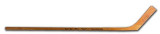 1950s Montreal Canadiens Stick Autographed by 17 Including  Plante, Harvey, Blake, Richard +++