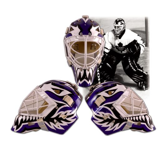 Felix Potvin’s Game Used, Photo Matched Toronto Maple Leafs Mask ADDENDUM