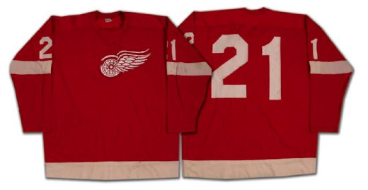 Late-1960s Detroit Red Wings Game Worn Jersey