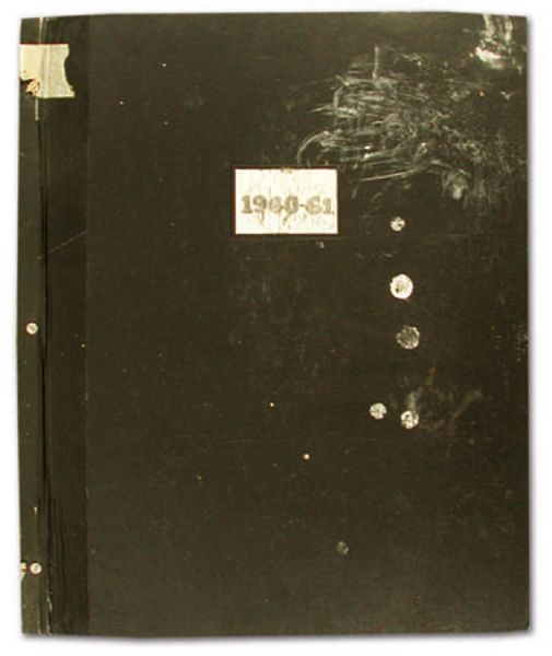 1960-61 Massive Chicago Black Hawks Scrapbook