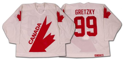 Wayne Gretzky Autographed Team Canada Jersey for Charity