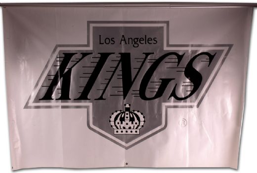 L.A. Kings Banner from Wayne Gretzky’s First Press Conference in Los Angeles