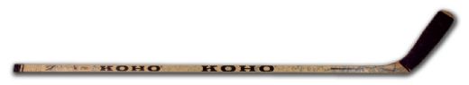  Kevin Lowe Game Used Koho Stick Autographed by 20 Players From the 1989-90  Stanley Cup Champion Edmonton Oilers