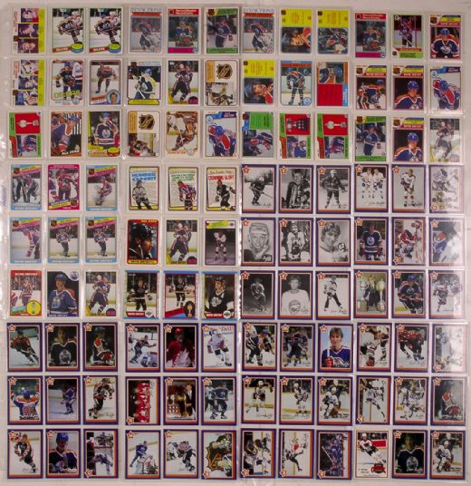Wayne Gretzky Card Collection of 165+ Including Complete Neilson Set