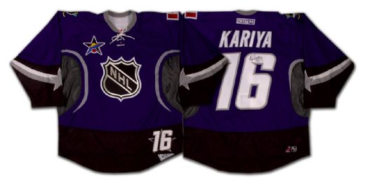 Paul Kariya’s Game Worn 2003 NHL All-Star Game Autographed Jersey