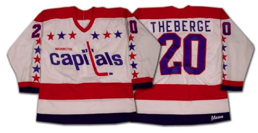 Early-1980s Washington Capitals Greg Theberge Game Worn Jersey