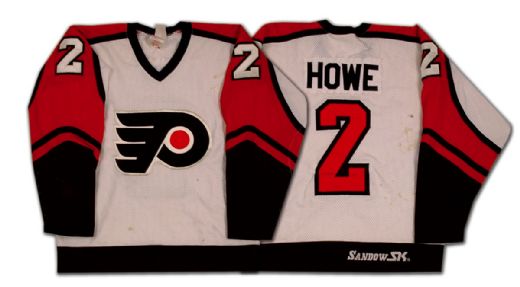 Mark Howe’s Early-1980s Philadelphia Flyers Game Worn Jersey