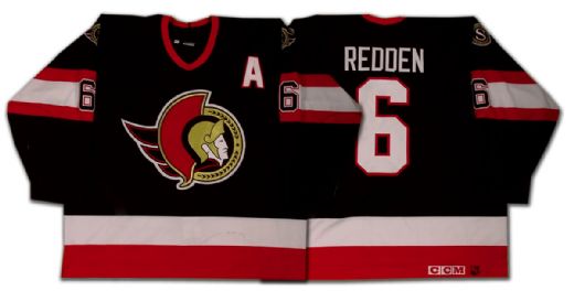 Wade Redden’s 1999-2000 Game Worn Ottawa Senators Pre-Season Jersey
