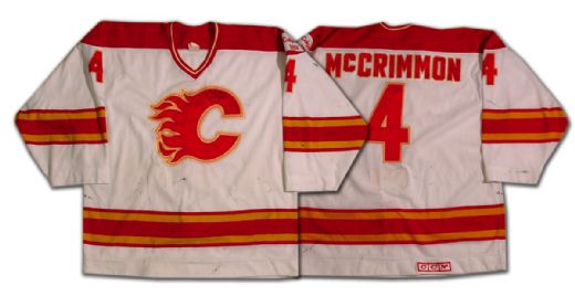 Brad McCrimmon’s 1988 Calgary Flames Autographed Game Worn Jersey
