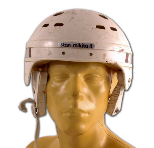 Mike Gartner’s 1979-80 Game Used Rookie Helmet