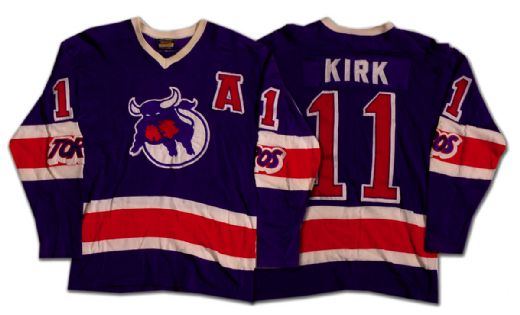 1973-74 Gavin Kirk WHA Toronto Toros Game Worn Jersey