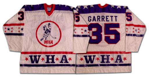 1977 John Garrett WHA All-Star Game Used Jersey