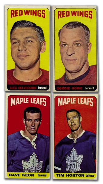 Topps Hockey Card Collection Including ’64-65 First Series & Second Year Hull