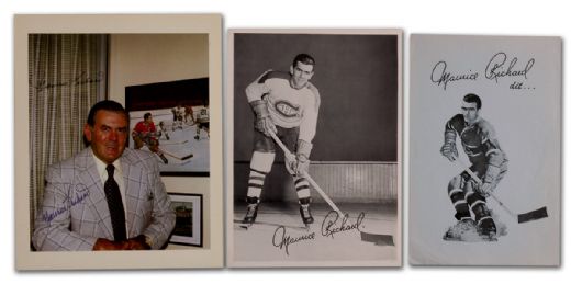 Maurice Richard Personal Memorabilia Collection of 20+