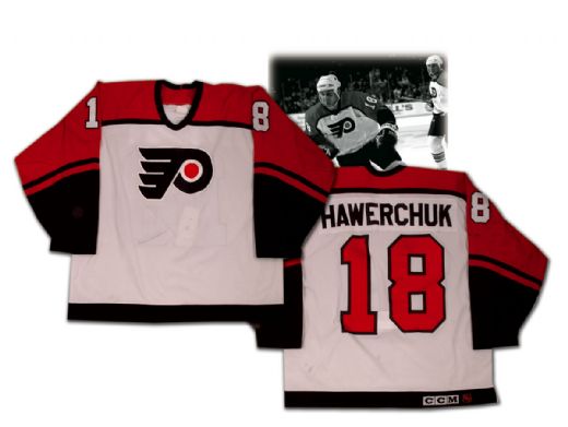 Dale Hawerchuk’s 1996 Game Worn Philadelphia Flyers Jersey