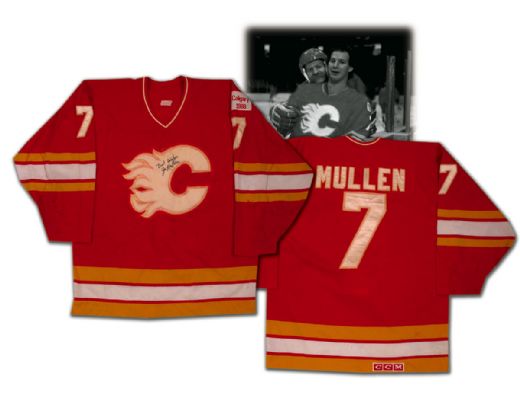 Joe Mullen’s Circa 1988 Calgary Flames Autographed Game Worn Jersey
