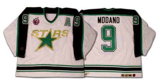 Mike Modano’s 1992-93 Minnesota North Stars Game Worn Jersey