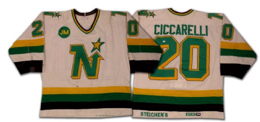 Dino Ciccarelli’s Circa 1987 Minnesota North Stars Game Worn Jersey