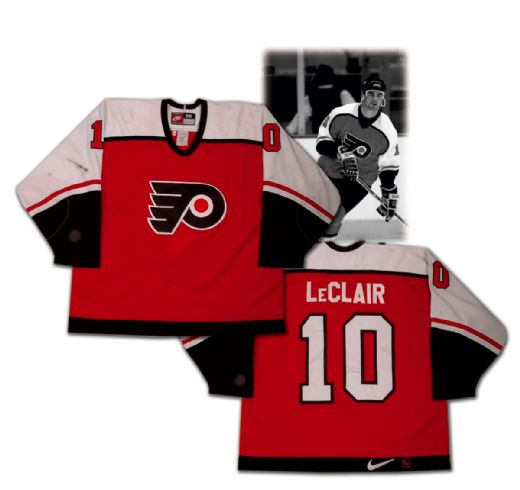  John LeClair’s Late-1990s Game Worn Philadelphia Flyers Jersey