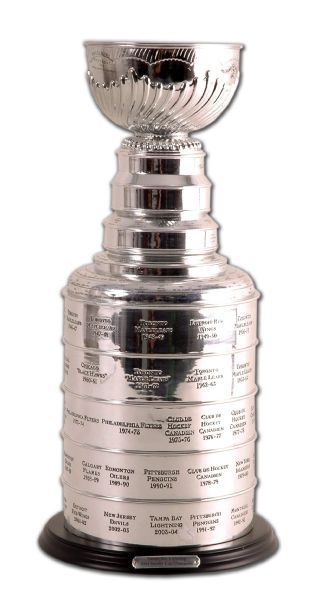  2003-04 Tampa Bay Lightning Miniature Stanley Cup Trophy (13”)