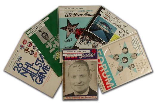 1949-1999 NHL All-Star Game Program & Publication Collection of 45