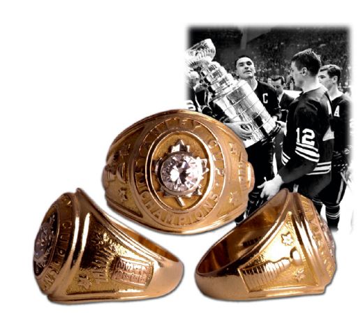 Eddie Shack’s 1966-67 Toronto Maple Leafs Stanley Cup Championship Ring