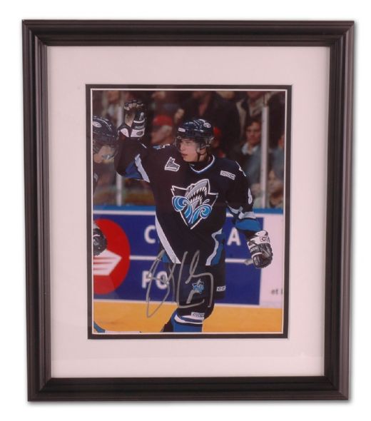 Sidney Crosby Autographed Framed Photo (13” by 15”)