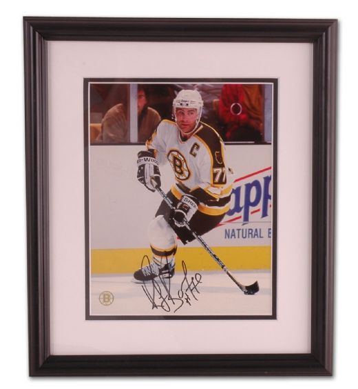 Ray Bourque Autographed Framed Photo (13” by 15”)