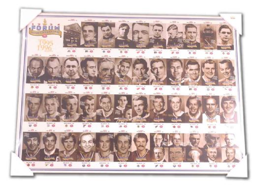 Montreal Canadiens Uncut & Proof Ticket Sheet Collection of 8