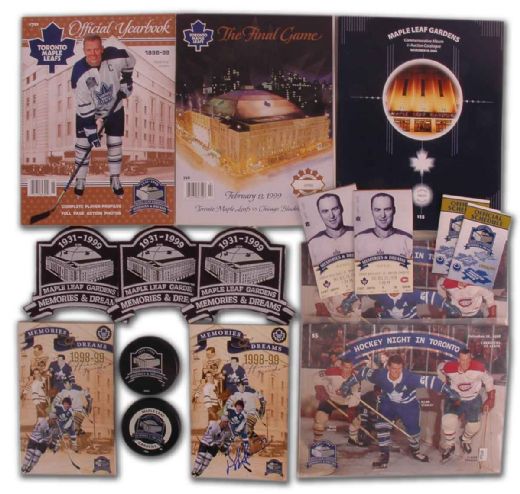 Toronto Maple Leafs and MLG Memories & Dreams Memorabilia Collection