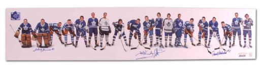 Toronto Maple Leafs All-Time Greats Autographed Panoramic Picture