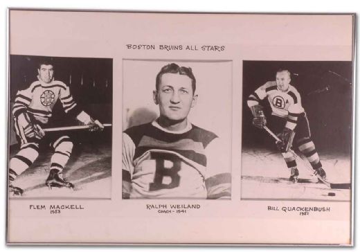 Boston Bruins All Stars Photo Display from the HHOF