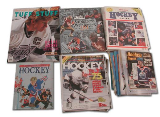 Large Wayne Gretzky Publication Collection of 59