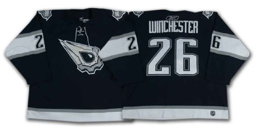 Brad Winchester’s 2005-06 Edmonton Oilers Alternate Game Worn Jersey