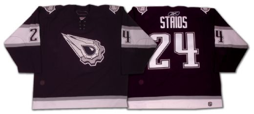 Steve Staios’ 2005-06 Edmonton Oilers Alternate Game Worn Jersey