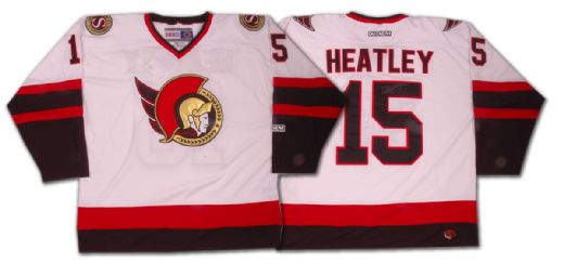 Dany Heatley Autographed Ottawa Senators Jersey