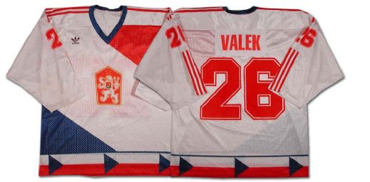 1980’s Team Czechoslovakia Oldrich Valek Game Worn Jersey