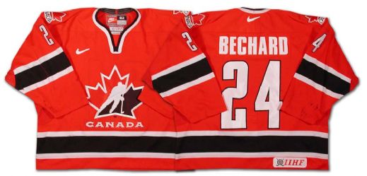 Kelly Bechard’s 2001-02 Team Canada Game Worn Jersey