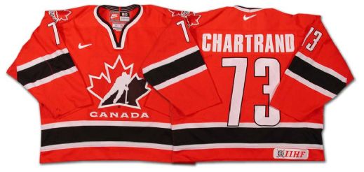 Isabelle Chartrand’s 2001-02 Team Canada Game Worn Jersey