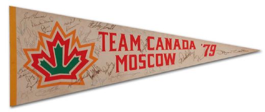 1979 Team Canada Team Signed Pennant